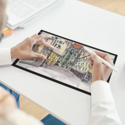 A3-kokoinen ohut LED-valopöytä piirtämiseen USB-C-liitännällä kolmitasoinen kirkkaus musta