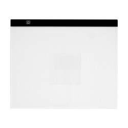 LED valotaulu B4 ohut kevyt USB Type C portaaton kirkkaudensäätö musta