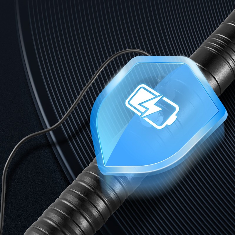 Valomiekka metallinen kahva kaksi kappaletta ladattava seitsemän väriä neljä äänitilaa