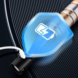 Valomiekka metallikahvalla ladattava 12 RGB-väriä FX-äänitehosteilla eri koot aikuisille ja lapsille