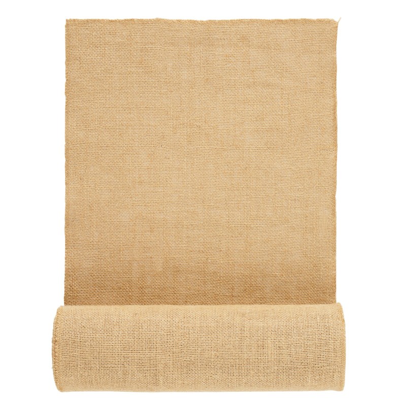 Juuttikangasrulla 100 prosenttia juuttikuitua 355 mm 9,1 m luonnollinen sävy 50x50 kudos