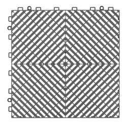 Kuivatusmatto toisiinsa lukittuva PP 310 x 310 mm 55 kpl liukastumista vähentävä