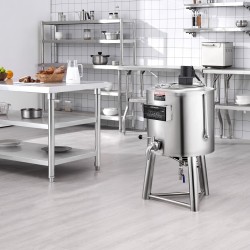 Maitopastörointikone 30 l elintarvikelaatuinen 304 ruostumaton teräs lämpötilan ja ajan säädöllä