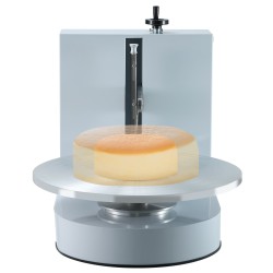 Kakunkoristelukone 4 16 tuuman kakkuihin 20 senttimetrin korkeuteen säädettävällä kaavimella valkoinen