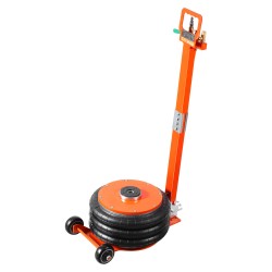 Pneumaattinen ilmatunkki viiden tonnin kuusiosainen teräsputki säädettävä kahva paksu kumityyny