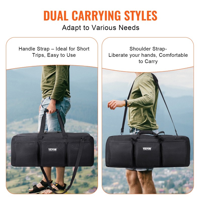 Kaukoputkikotelo 762 mm 900D Oxford-kangas PU-pinnoite optiselle putkelle ja jalustalle