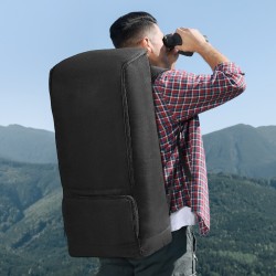 Kaukoputkilaukku 760 mm 900D-kangas vedenpitävä PU-pinnoite pehmustettu säilytysreppu taskuilla