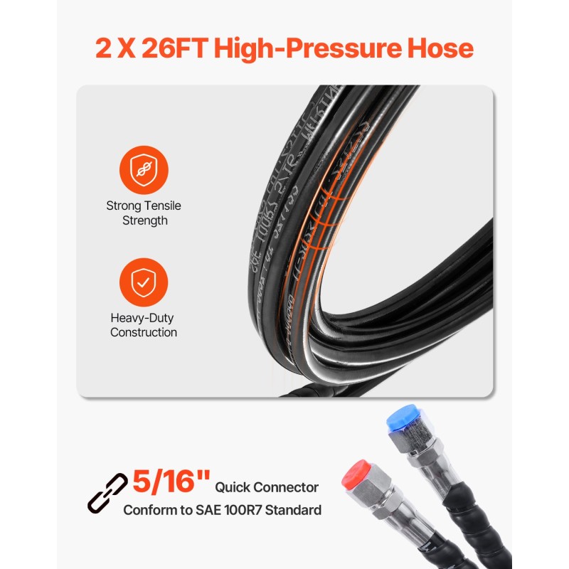 Hydraulinen perämoottorin ohjaussarja yksimoottorisiin veneisiin enintään 150HP 13,5 tuuman ohjauspyörä 2 hydrauliletkua