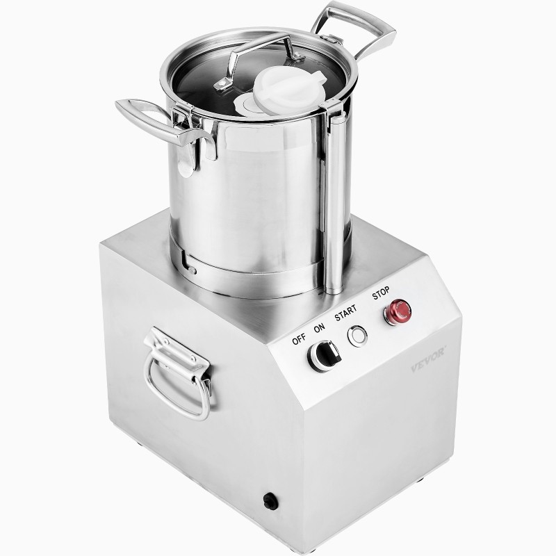 Monitoimikone vihanneshakkuri 4 l ruostumaton teräskulho 550 wattia S-muotoiset terät