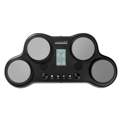 Sähköinen pöytärumpusetti 4 dynaamista padia 163 rumpusoundia stereokaiuttimilla kuulokeliitännällä