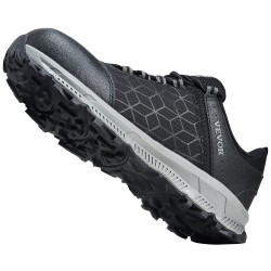 Työturvakengät verkkopäällinen ja jaettu nahka koko 12 5 leveä 1 pari alumiinivahvisteinen turvakärki