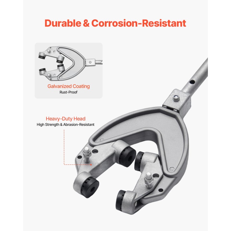 Peräpeilin tuki galvanoitu metallirunko säädettävä 685–1580 mm alle 150 HP