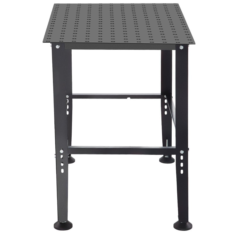 Hitsauspöytä galvanoitu hiiliteräs 914 x 609 mm 16 mm kiinnitysreiät