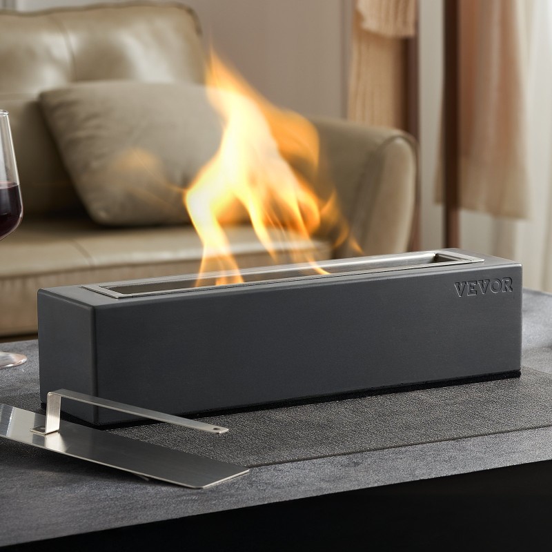 Pöytätakka sementti ja ruostumaton teräs savuton bioetanolilla ja isopropyylipolttoaineella toimiva sammutuskannella