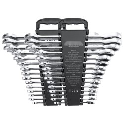 Räikkälenkkiavainsarja 30-osainen metriset 8–24 mm ja SAE 1/4–1 tuumaa