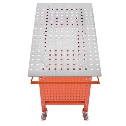 Hitsauspöytä hiiliteräs 40 x 24 tuumaa 3 mm pöytälevy 800 lbs kantavuus