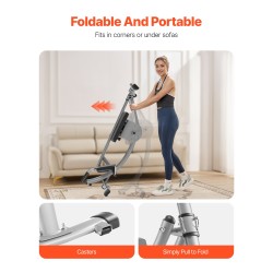 Vatsalihaslaite hiiliteräsrunko taitettava pyörivä polvialusta säädettävä vastus laskuri 136 kg