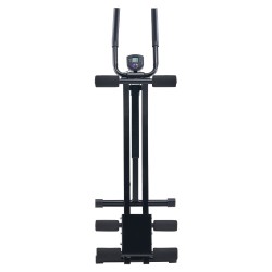 Vatsalihaslaite kaarevalla hiiliteräsrungolla kotiin säädettävä taitettava 200 kg käyttäjäpaino