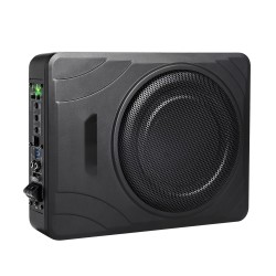 Auton penkin alle asennettava 8 tuuman aktiivisubbassokaiutin 300 W sisäänrakennettu vahvistin