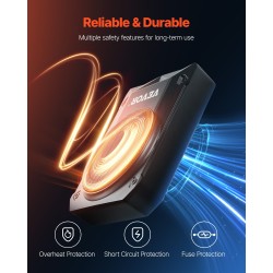 8-tuumainen matalaprofiilinen aktiivisubwoofer istuimen alle sisäänrakennetulla vahvistimella nimellisteho 400 W