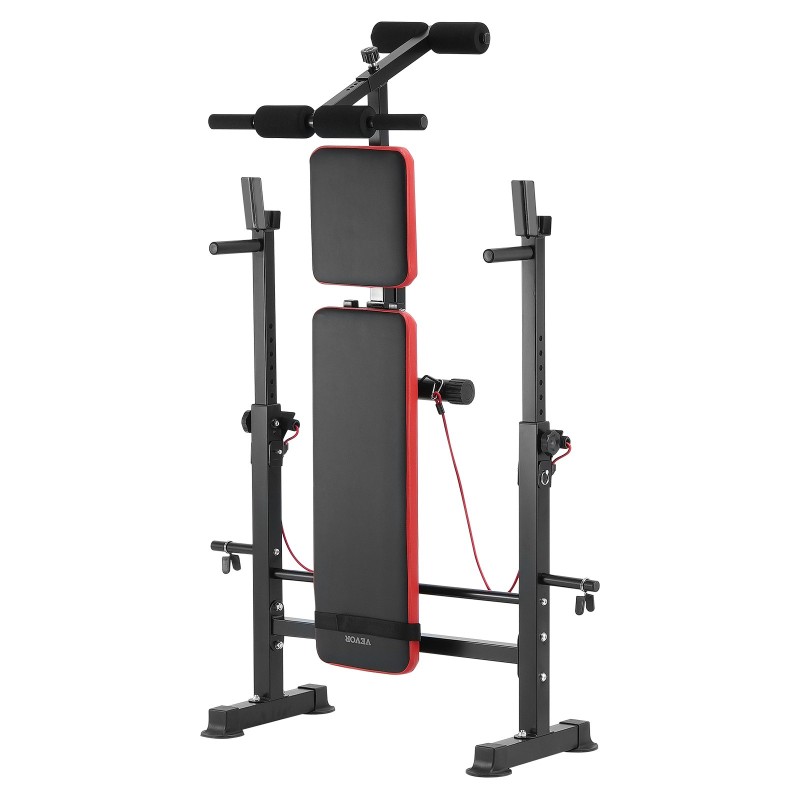 Painopenkki teräsrunkoinen säädettävä monitoiminen taittuva kotisaliin 600 paunaa