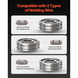Kelapoltin 100 ampeerin 10 jalan kaapelilla sopii 0,023–0,035 tuuman lankoille Hobart 210