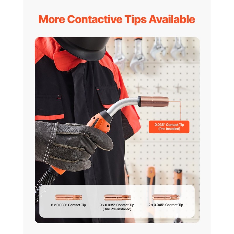 MIG-hitsauspistooli 250 A 15 jalan kaapelilla Millermatic-yhteensopiva