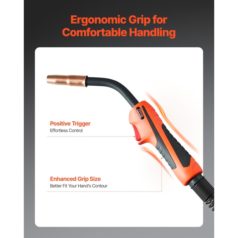 Mig-hitsauspistooli 250 ampeeria 15 jalan kaapelilla sopii 0,035 ja 0,045 lankaille