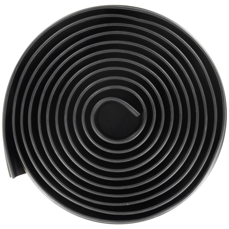 Autotallin ovikynnyksen tiivistenauha paksu PVC-muovi liimalla 89 mm 6,1 m musta