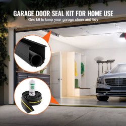 Autotallin tiivistesarja PVC-muovia 3,05 metriä oven alatiiviste ja kynnyksen tiivistenauha