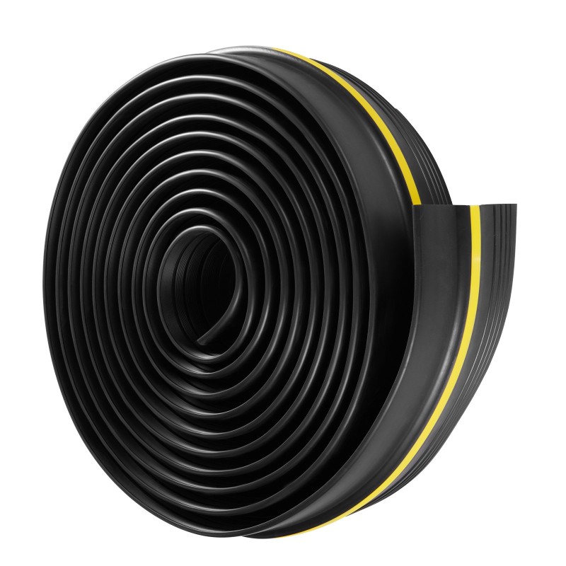 Autotallin oven PVC-muovi alatiiviste ja kynnyssarja 6,1 metriä musta