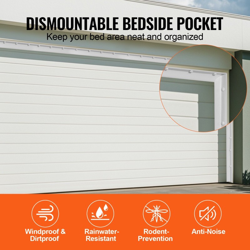 Autotallin oven ylä- ja sivutiiviste TPE 34 jalkaa valkoinen liimapinta ja ruuvit