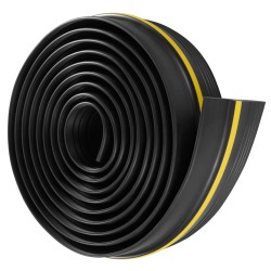 Autotallin oven alatiiviste ja kynnyssesetti PVC-muovi 16 jalkaa musta liimalla T-kiskollisiin oviin