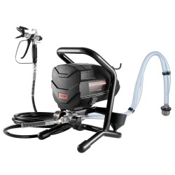 Jalustallinen ilmaton maalisumutin 650W 3000psi kromattu runko jatkovarsi puhdistussarja