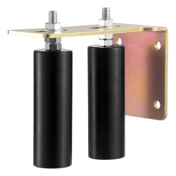 Liukuportin ohjainrullasarja terästeline L-muotoinen nailonrullat säädettävä rullaväli ulkokäyttöön