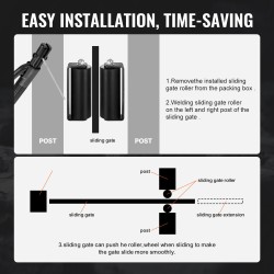 Liukuportin ohjainrullasarja kestävästä teräksestä 60 mm nailonrullat C-muotoinen kiinnike