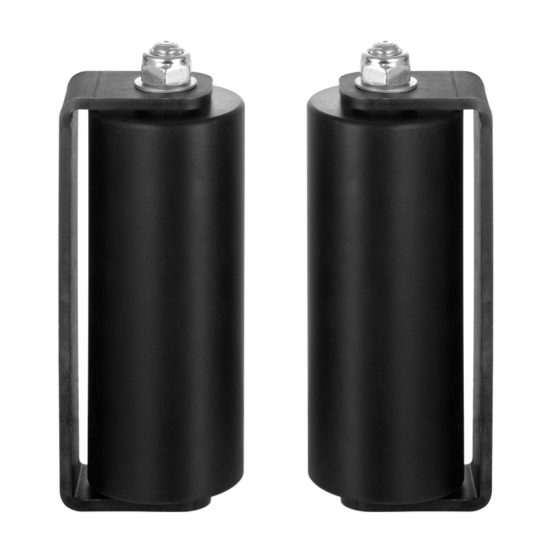 Liukuportin ohjainrullasarja kestävästä teräksestä 60 mm nailonrullat C-muotoinen kiinnike