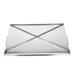 Tasoparila 36x22 tuumaa ruostumattomasta teräksestä kaasugrilliin teppanyakille ja retkeilyyn