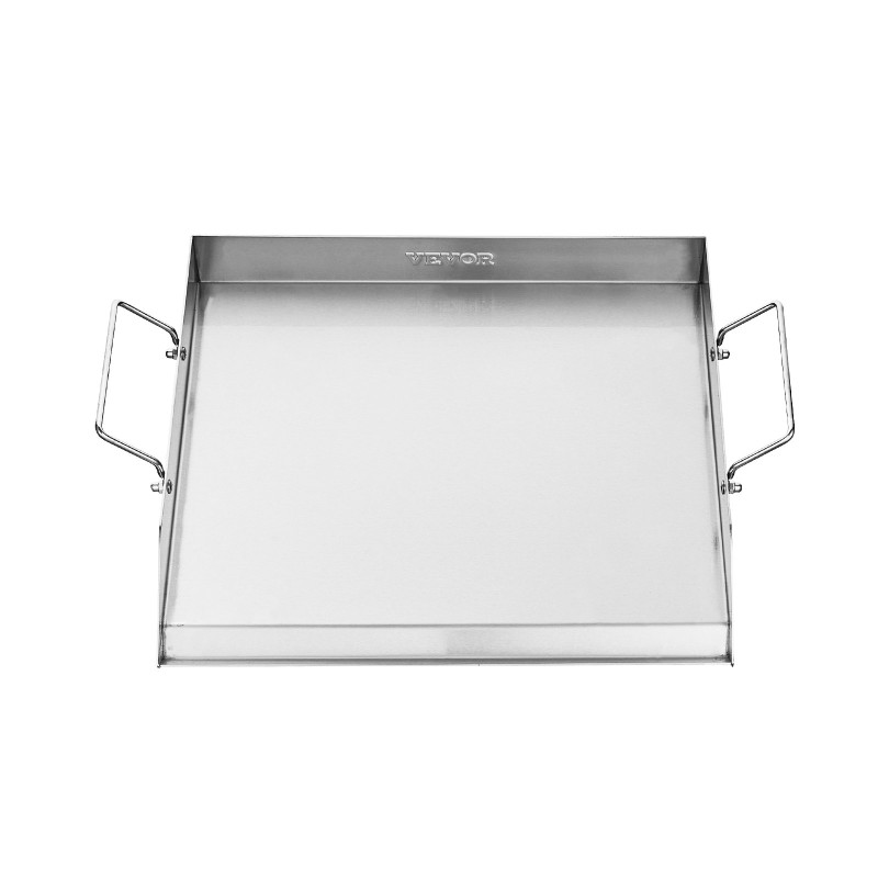 Ruostumaton teräs tasoparila 18x16 tuumaa kaasugrilliin kahvoilla