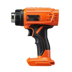 Johdoton kuumailmapuhallin 20 V litiumakuille LCD-näytöllä 4 suutinta