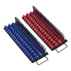 Hylsyjen järjestelyalusta teräs ABS-muovi 2 kpl 160 hylsylle 1/4 3/8 1/2