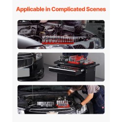 Hylsyjen järjestelijäsarja ABS-muovinen 8 kpl korkea tankoteline tilaa 176 hylsyä