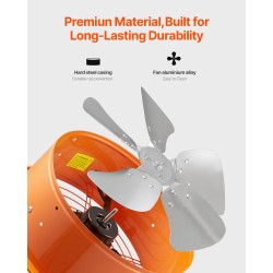 Ullakkopuhallin 14 tuuman aurinkokäyttöinen ilmavirta 1300 CFM säädettävällä termostaatilla