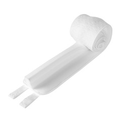 Sänkysilta kahden erillisen patjan yhdistämiseen kiinnitysremmillä polyesteripuuvilla 25D-vaahtomuovi valkoinen