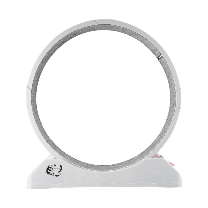 Kissan juoksupyörä PP-muovinen 80 cm hiljaiset rullat irrotettava sisämatto sopii sisäkäyttöön