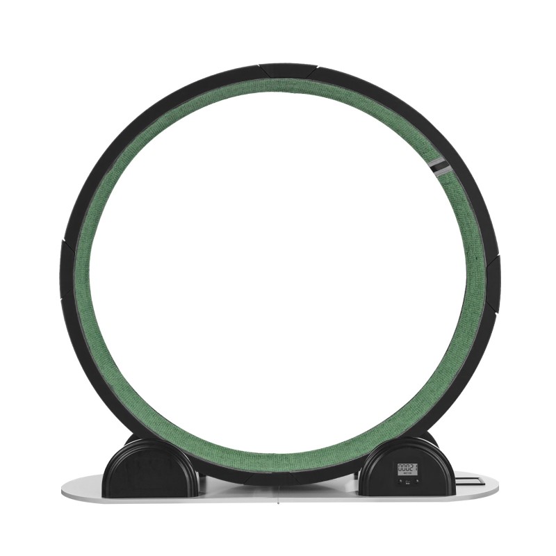 Kissan juoksupyörä sisäkissoille 960 mm sisähalkaisija askelmittarilla hiljainen musta