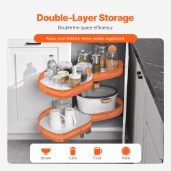 Kääntyvä kaksitasoinen kulmakaapin ulosvedettävä säilytyskori korkeussäädettävä hydraulinen vaimennus hiiliteräsrakenne