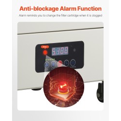 Juotoskäryjen poistoimuri harjaton 280W moottori ilmamäärä 459 m³/h 4-vaiheinen suodatus 10-nopeustasoa liikuteltava