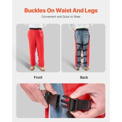 Moottorisahasuojahousut kietaisumalli 420D-nylon 50/50 polyesteri/polypropeeni koko L 101 cm turvaluokka B