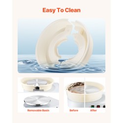 Sähköinen savenvalantakone alumiiniseoslautanen 35 cm 60–300 r/min harjaton 450 W